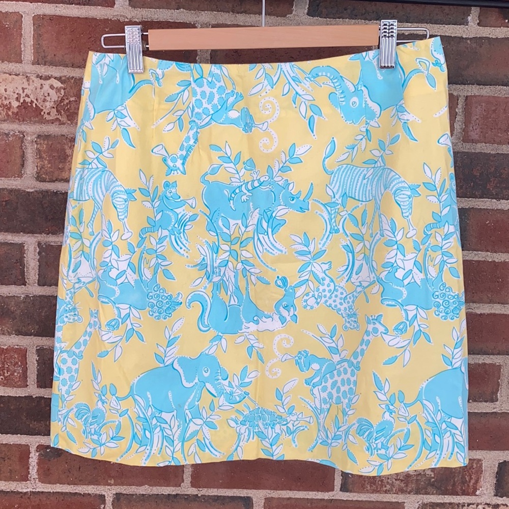 Lilly Pulitzer 8 petite skirt lined